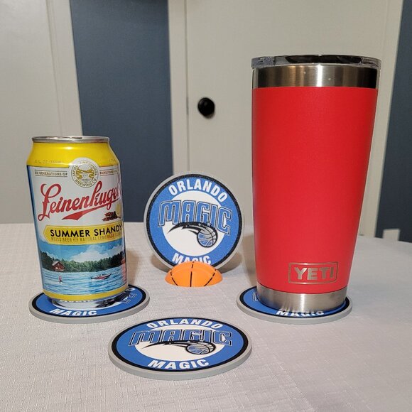 Orlando Magic Coaster Set - 3D Printed - (Set of 4) - Picture 2 of 4